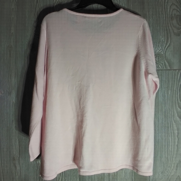 3/$15 Fashion Classics pink sequin sweater - Picture 7 of 7
